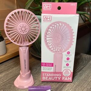 🫟5 for $25🫟Absolute Hot Pink Standing Beauty Fan